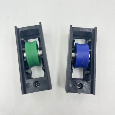 রঙ সাদা/অন্যান্য ভারী দায়িত্ব ডাবল স্লাইডিং দরজা রোলার স্টেইনলেস স্টীল স্লাইডিং রোলার