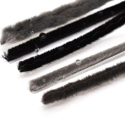 অ্যামিনিয়াম দরজা এবং উইন্ডোজ সানরোল ওয়াটারপ্রুফ সিলিকন উল পিল আবহাওয়া স্ট্রিপ সিল স্লাইডিং দরজা জন্য আঠালো