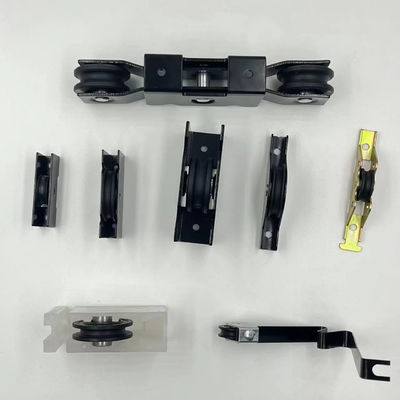 কাস্টম রঙের সাথে স্লাইডিং ডোর রোলার লেয়ার উইন্ডো রোলার কালো / ধূসর