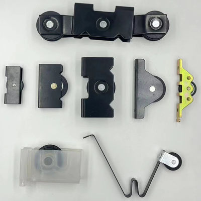 জিংক খাদ স্লাইডিং উইন্ডো রোলার সঙ্গে বল লোহা স্লাইডিং হ্যাঙ্গার গেট হার্ডওয়্যার