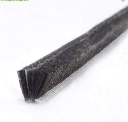 অ্যালুমিনিয়াম দরজা এবং উইন্ডোজ আনুষাঙ্গিক ধুলো প্রতিরোধ দরজা সিলিং সঙ্গে ফিন উইন্ডো আবহাওয়া স্ট্রিপ পিল উচ্চতা 3-25mm