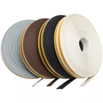 ৩-৫০ মিমি প্রস্থ CLJ EPDM ফোম ওয়েদারস্ট্রিপিং উইন্ডো এবং দরজা সিলের জন্য ৩-২৫ মিমি পিল উচ্চতা কালো / ধূসর / বাদামী / সাদা / অন্যান্য রঙ