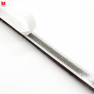 বায়ু বিরোধী স্ব-আঠালো পিল আবহাওয়া স্ট্রিপ সীল দরজা উইন্ডো এবং কালো / গ্রে / বাদামী / সাদা / অন্যান্য রঙের জন্য ব্রাশ স্ট্রিপ