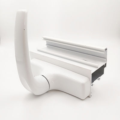 দরজা এবং উইন্ডো কাসিং অ্যালুমিনিয়াম হ্যান্ডলগুলি সাদা রঙের কাস্টমাইজযোগ্য