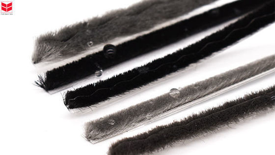 স্লাইডিং ডোর উইন্ডো সিল ব্রাশ স্ট্রিপ উল পিল আঠালো আবহাওয়া স্ট্রিপ