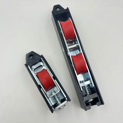 কালো স্লাইডিং প্যাটিও ডোর রোলার ভি গ্রুভ অ্যালুমিনিয়াম স্লাইডিং উইন্ডো রোলার