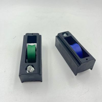 রঙ সাদা/অন্যান্য ভারী দায়িত্ব ডাবল স্লাইডিং দরজা রোলার স্টেইনলেস স্টীল স্লাইডিং রোলার