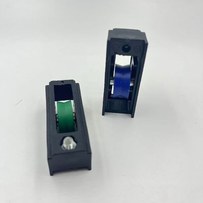 রঙ সাদা/অন্যান্য ভারী দায়িত্ব ডাবল স্লাইডিং দরজা রোলার স্টেইনলেস স্টীল স্লাইডিং রোলার