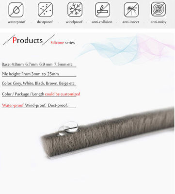 ওয়াটারপ্রুফ ক্লোজেড ডোর অ্যান্টি-কলিশন পিল আবহাওয়া উইন্ডো সিলিং স্ট্রিপ অ্যাপার্টমেন্টের জন্য