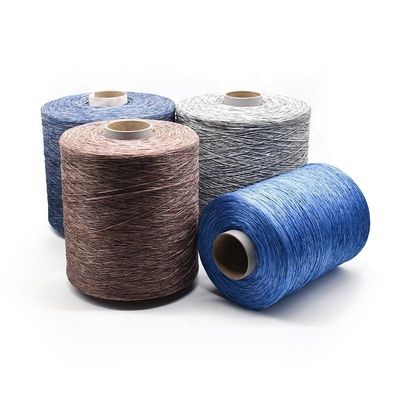 Denier 900D 1000D 2000D 5000D RING SPUN Pp Yarn Dyeed Blue Textile Sewing Bags Shoe Blended Yarn for Textile (পরিধানের জন্য জুতাগুলির মিশ্রণ)