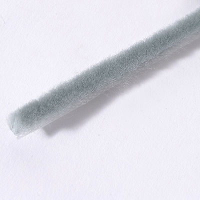 ধূসর কালো লম্বা নরম মোহের চুল ব্রাশ সীল আধুনিক পর্দা এবং দরজা আনুষাঙ্গিক