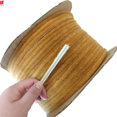 অ্যামিনিয়াম দরজা এবং উইন্ডোজ সানরোল ওয়াটারপ্রুফ সিলিকন উল পিল আবহাওয়া স্ট্রিপ সিল স্লাইডিং দরজা জন্য আঠালো