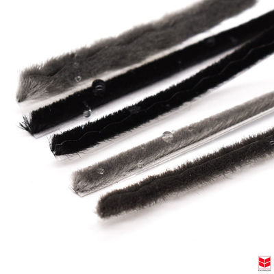 সিএলজে কালো আবহাওয়া স্ট্রিপ ধুলোরোধী পোকামাকড় প্রতিরোধী শব্দরোধী ফাংশন 3-25 মিমি পিল উচ্চতা এবং 3-50 মিমি প্রস্থ