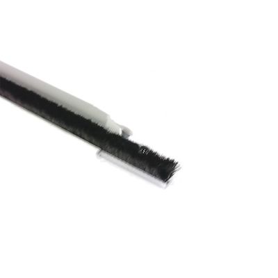 অ্যাপার্টমেন্টের দরজা এবং উইন্ডো সীল জন্য কাস্টমাইজযোগ্য উল পিল আবহাওয়া স্ট্রিপ কালো / ধূসর / বাদামী / সাদা / অন্যান্য