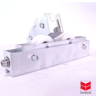 অ্যালুমিনিয়াম দরজা আনুষাঙ্গিক কালো ফ্রেম এবং দস্তা খাদ সঙ্গে স্লাইডিং দরজা এবং উইন্ডো রোলার