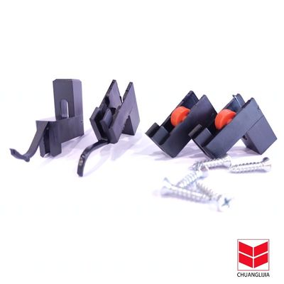 কালো/ধূসর/কাঁচা/সাদা/অন্যান্য রঙের স্লাইডিং দরজা এবং জানালার জন্য কাস্টম নাইলন রোলার