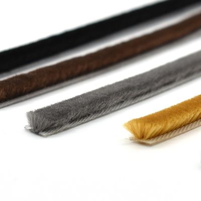 ওয়েভড পিল ওয়েদার স্ট্রিপ ডোর উইন্ডো ব্রাশ পিল ওয়েদার স্ট্রিপিং পিল উচ্চতা 3-25mm এবং প্রস্থ 3-50mm সঙ্গে