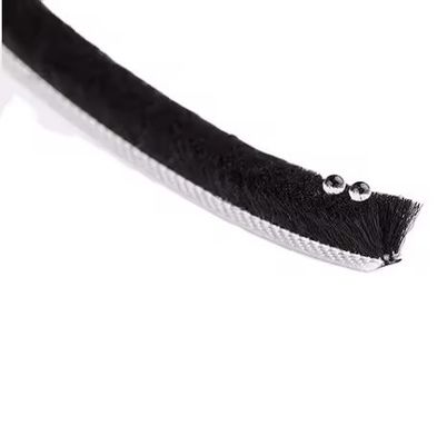 স্লাইডিং ডোর আবহাওয়া কালো / ধূসর / বাদামী / সাদা / অন্যান্য রং 100% পিপি সিলিকন পলিপ্রোপিলিন