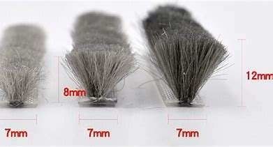 ISO9001 2008 সার্টিফাইড ব্রাউন ব্রাশ সিল ডোর উইন্ডো সিল স্ট্রিপস কর্মক্ষমতা জন্য কালো / গ্রে / বাদামী / সাদা / অন্যান্য রং