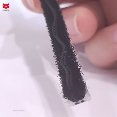 7*8 3p2l পশম পিল আবহাওয়া স্ট্রিপ সঙ্গে প্লাস্টিক ফিন জন্য দরজা এবং উইন্ডো সীল কালো / গ্রে / বাদামী / সাদা / অন্যান্য টেকসই 100% পিপি