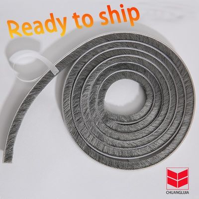 আধুনিক নকশা শৈলী দরজা এবং উইন্ডো উল পিল আবহাওয়া স্ট্রিপ সাউন্ড বিচ্ছিন্নতা সিলিকন ব্রাশ সিল স্ট্রিপ ISO9001 2008 সহ