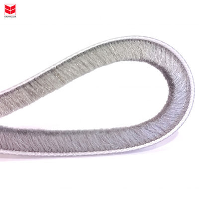 3-50 মিমি প্রস্থ স্লাইডিং ডোর স্লট উল অ্যালুমিনিয়াম খাদ স্ট্রিপ ব্রাশ আবহাওয়া স্ট্রিপিং কালো / গ্রে / বাদামী / সাদা / অন্যান্য