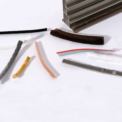 100% পিপি উল পিল অ্যালুমিনিয়াম উইন্ডো আবহাওয়া স্ট্রিপ উইন্ডো এবং দরজা আনুষাঙ্গিক জন্য রঙ কালো/ধূসর/বাদামী/সাদা/অন্যান্য