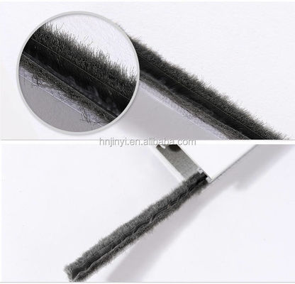 অ্যালুমিনিয়াম দরজা এবং উইন্ডোজ আনুষাঙ্গিক উল পিল আবহাওয়া স্ট্রিপ ব্রাশ উইন্ডো সিলিং জন্য ISO9001 2008 সার্টিফিকেট সঙ্গে