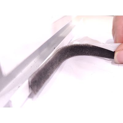 3-25 মিমি পিল উচ্চতা ধূসর কালো কাস্টম উল পিল দরজা এবং উইন্ডো আবহাওয়া স্ট্রিপ স্ব এবং ISO9001 2008 সার্টিফিকেশন