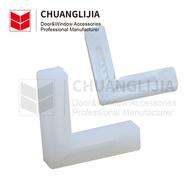 অ্যালুমিনিয়াম স্ক্রিন উইন্ডো ফ্রেম আনুষাঙ্গিক জন্য আধুনিক নকশা প্লাস্টিকের কোণ জয়েন্ট