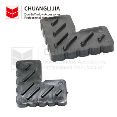 অ্যালুমিনিয়াম স্ক্রিন উইন্ডো ফ্রেম আনুষাঙ্গিক জন্য আধুনিক নকশা প্লাস্টিকের কোণ জয়েন্ট